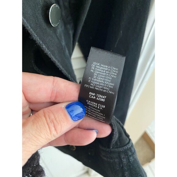 Liverpool Women's Black Denim Jacket Size L Powerflex - Picture 11 of 16